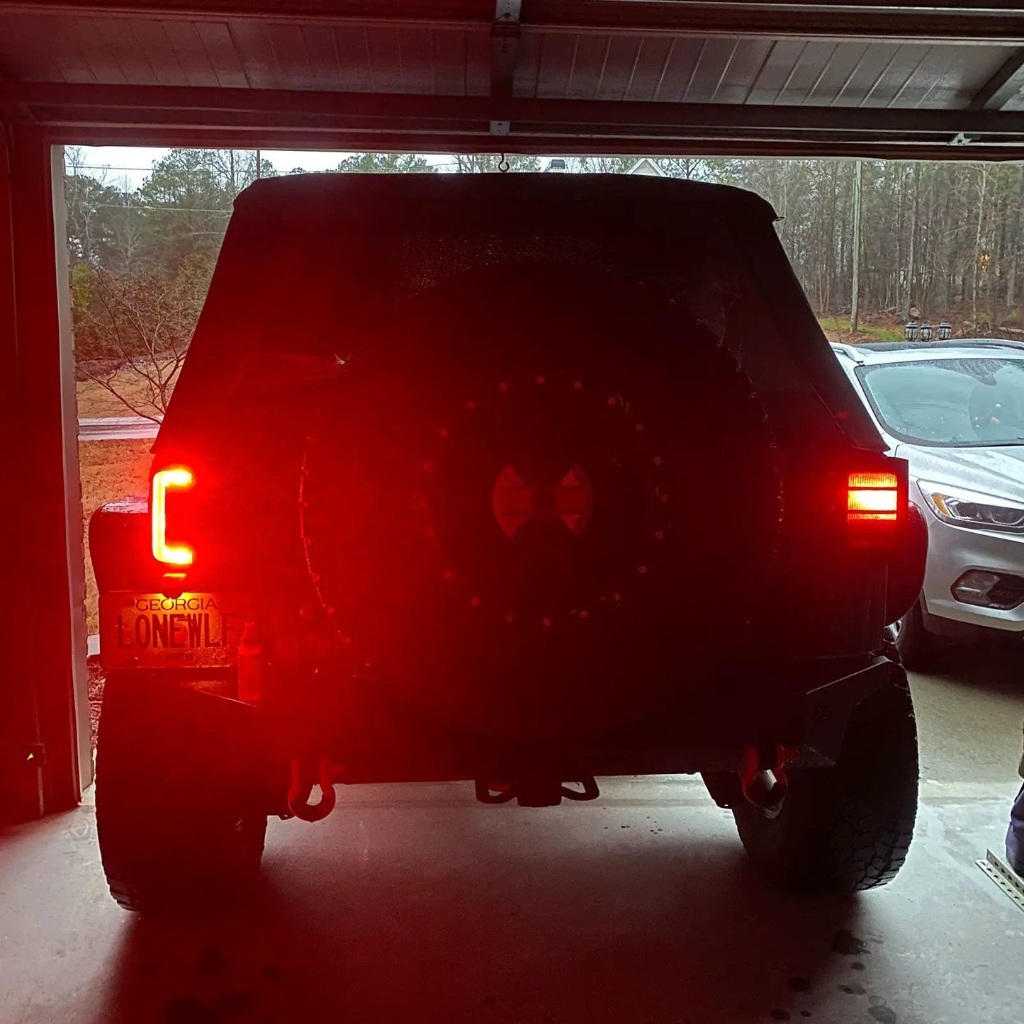 ORACLE Lighting V2 2007-2017 Jeep Wrangler JK Flush Mount LED Tail Lights Low-Profile Trail Protection - Standard Lens by Oracle Lighting