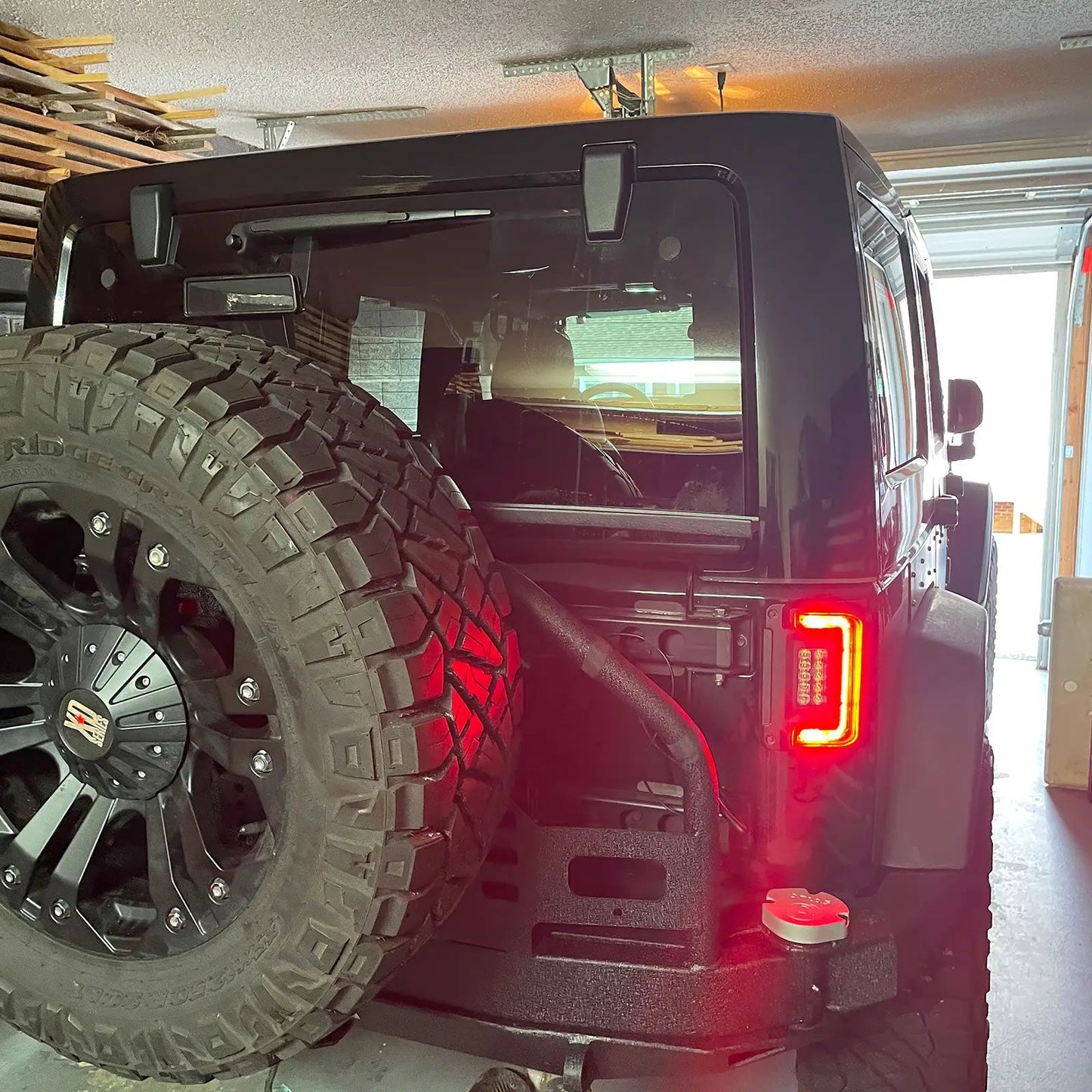 ORACLE Lighting V2 2007-2017 Jeep Wrangler JK Flush Mount LED Tail Lights Low-Profile Trail Protection - Standard Lens by Oracle Lighting