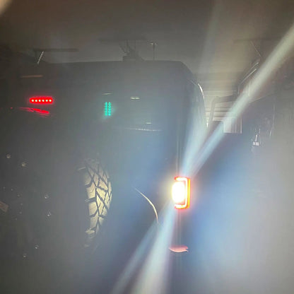 ORACLE Lighting V2 2007-2017 Jeep Wrangler JK Flush Mount LED Tail Lights Low-Profile Trail Protection - Standard Lens by Oracle Lighting