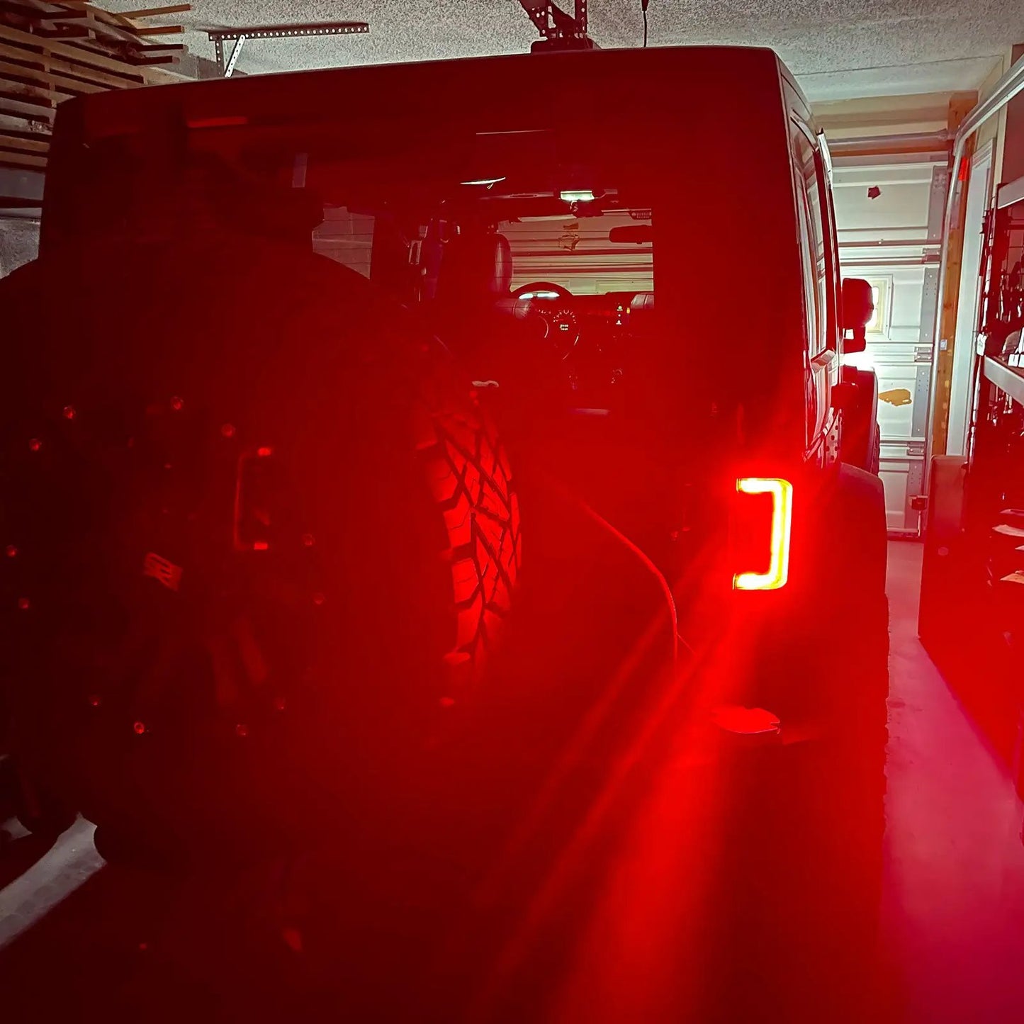 ORACLE Lighting V2 2007-2017 Jeep Wrangler JK Flush Mount LED Tail Lights Low-Profile Trail Protection - Standard Lens by Oracle Lighting