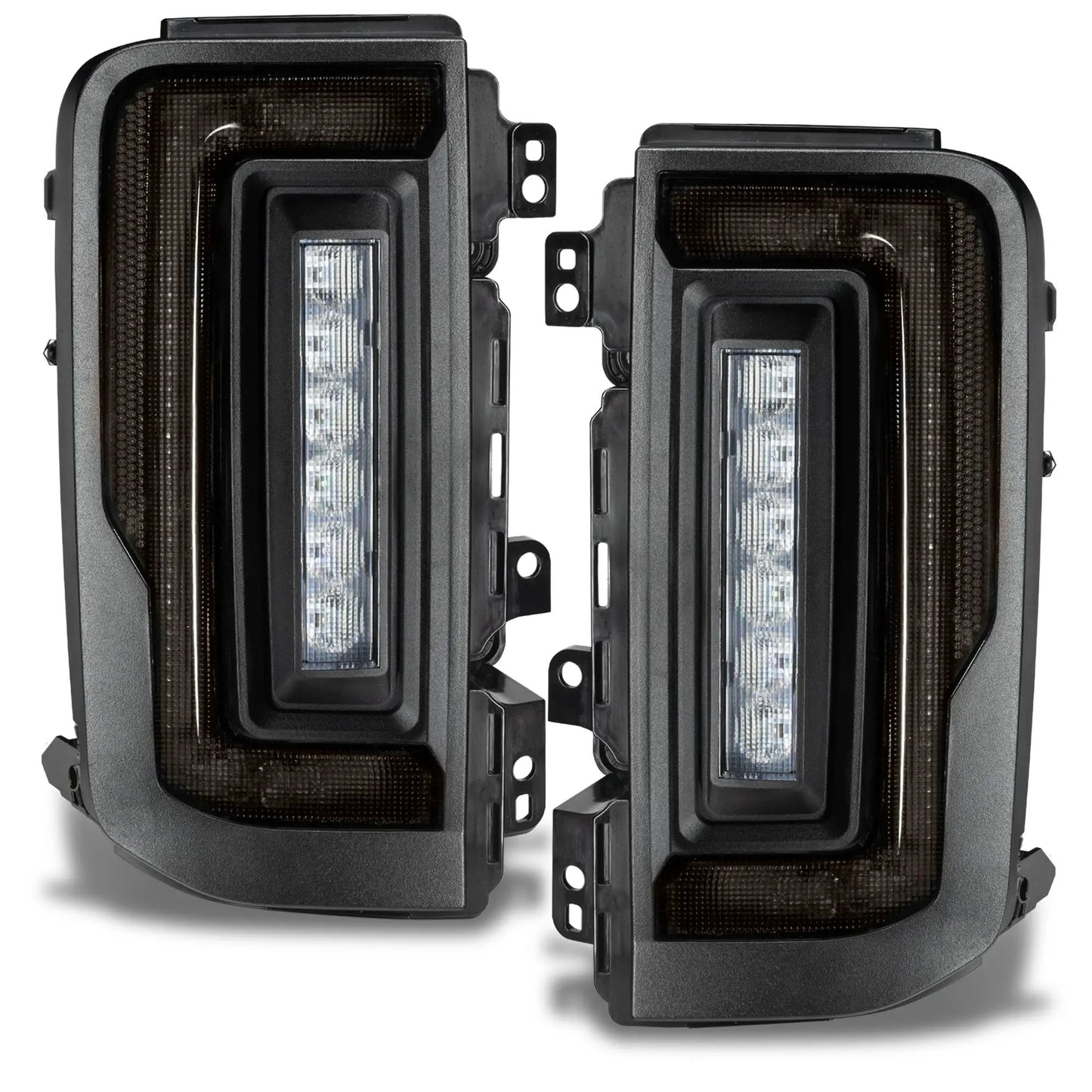 ORACLE Lighting "Black Series" V2 2021-2025 Ford Bronco Flush Mount LED Tail Lights - Low Profile 1,400 Lumens - Fits Factory Halogen Models