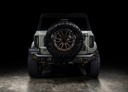 ORACLE Lighting "Black Series" V2 2021-2025 Ford Bronco Flush Mount LED Tail Lights - Low Profile 1,400 Lumens - Fits Factory Halogen Models