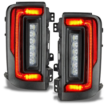 ORACLE Lighting V2 2021-2025 Ford Bronco Flush Mount LED Tail Lights - Low Profile 1,400 Lumens - Fits Factory Halogen Models