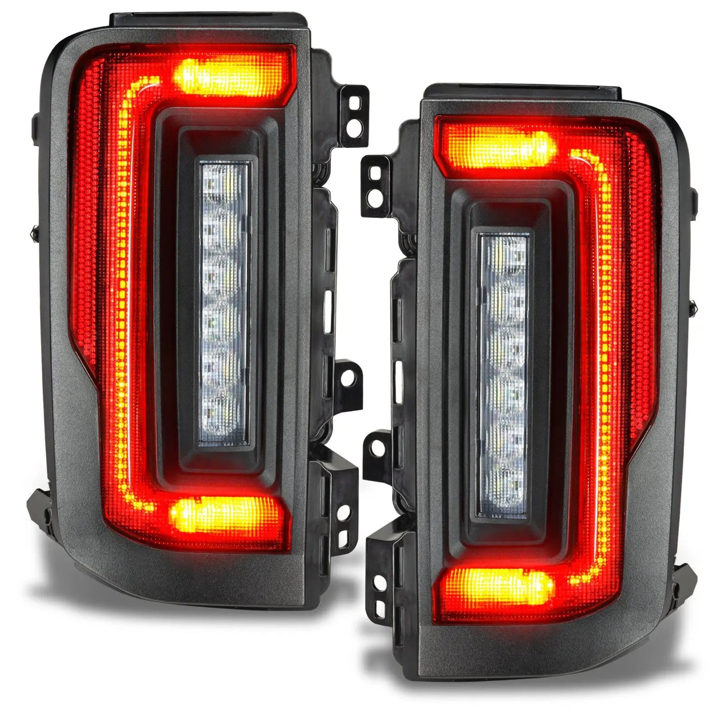 ORACLE Lighting V2 2021-2025 Ford Bronco Flush Mount LED Tail Lights - Low Profile 1,400 Lumens - Fits Factory Halogen Models