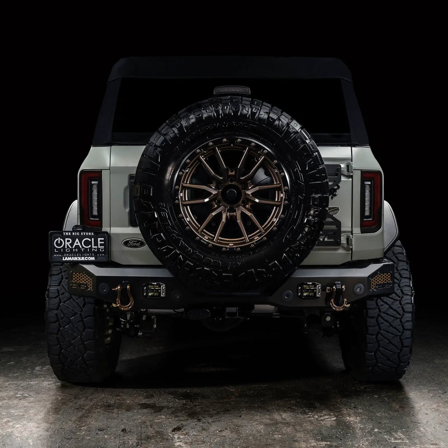 ORACLE Lighting V2 2021-2025 Ford Bronco Flush Mount LED Tail Lights - Low Profile 1,400 Lumens - Fits Factory Halogen Models