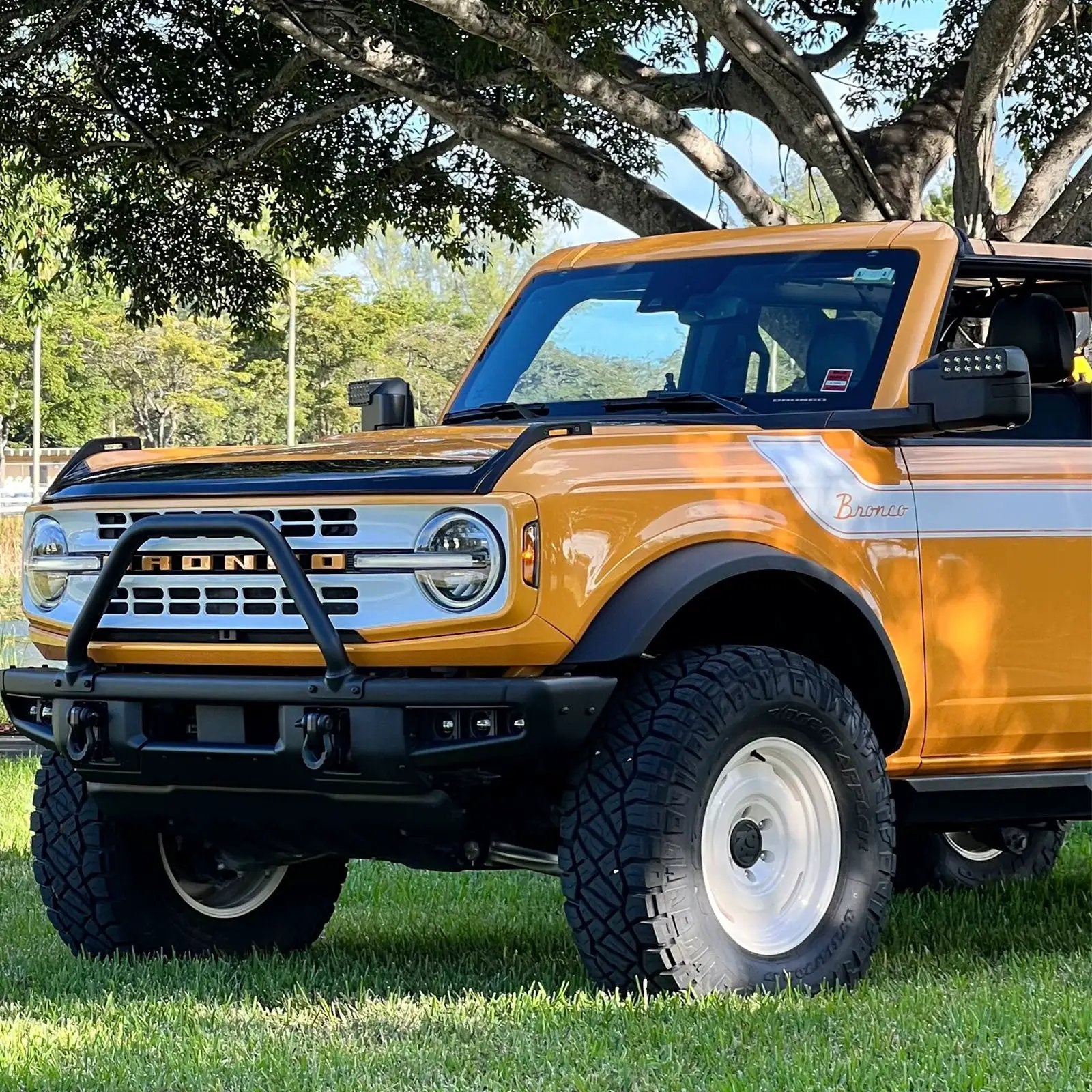 Oracle Lighting ORACLE Lighting 2021-2026 Ford Bronco LED Off-Road Side Mirror Ditch Lights - Yellow by Oracle Lighting
