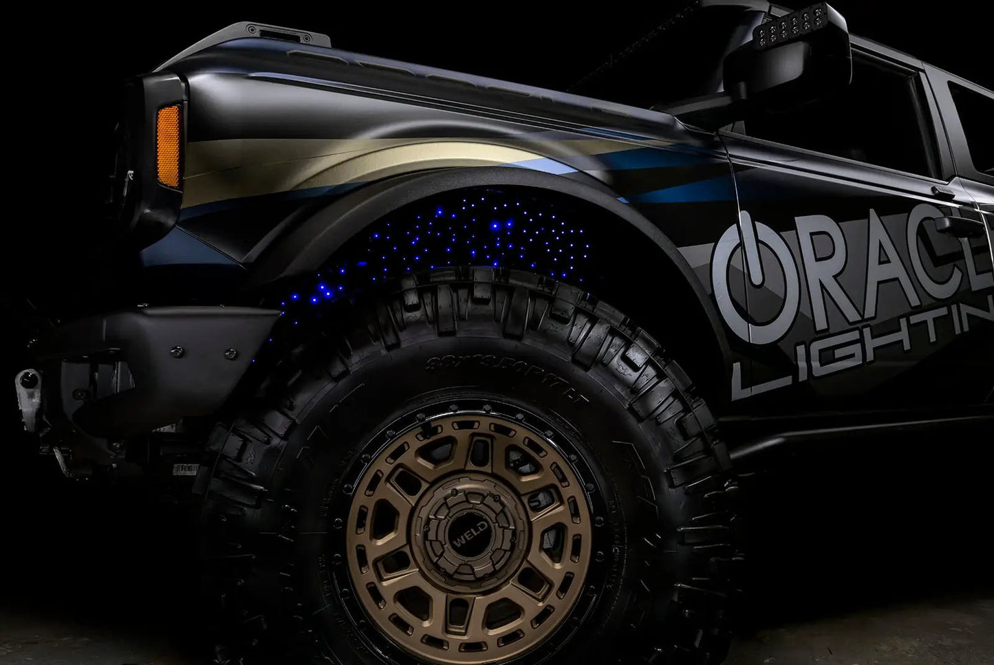 Oracle Lighting Fiber Optic Wheel Liner ColorSHIFT(tm) RGB+W Kit - 40W LED/ 600 Fibers by Oracle Lighting