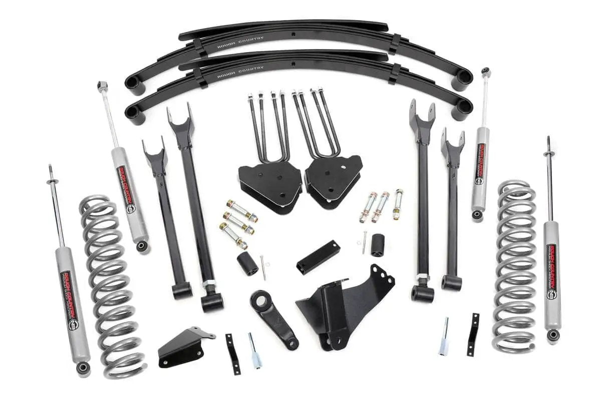 Rough Country 8 Inch Lift Kit | 4 Link | RR Springs | Ford F-250/F-350 Super Duty (05-07) by Rough Country