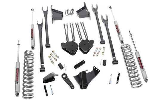 Kit de elevación de 8 pulgadas | 4 brazos de suspensión | Bloques traseros | Ford F-250/F-350 Super Duty 4WD (05-07)