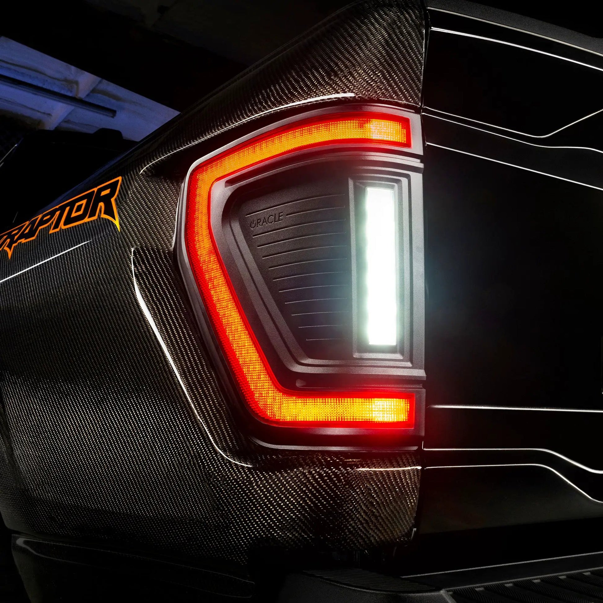 ORACLE Lighting "Black Series" Flush Style LED Tail Lights for 2021-2025 Ford F-150 by Oracle Lighting