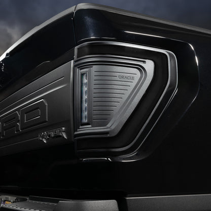 ORACLE Lighting "Black Series" Flush Style LED Tail Lights for 2021-2025 Ford F-150 by Oracle Lighting