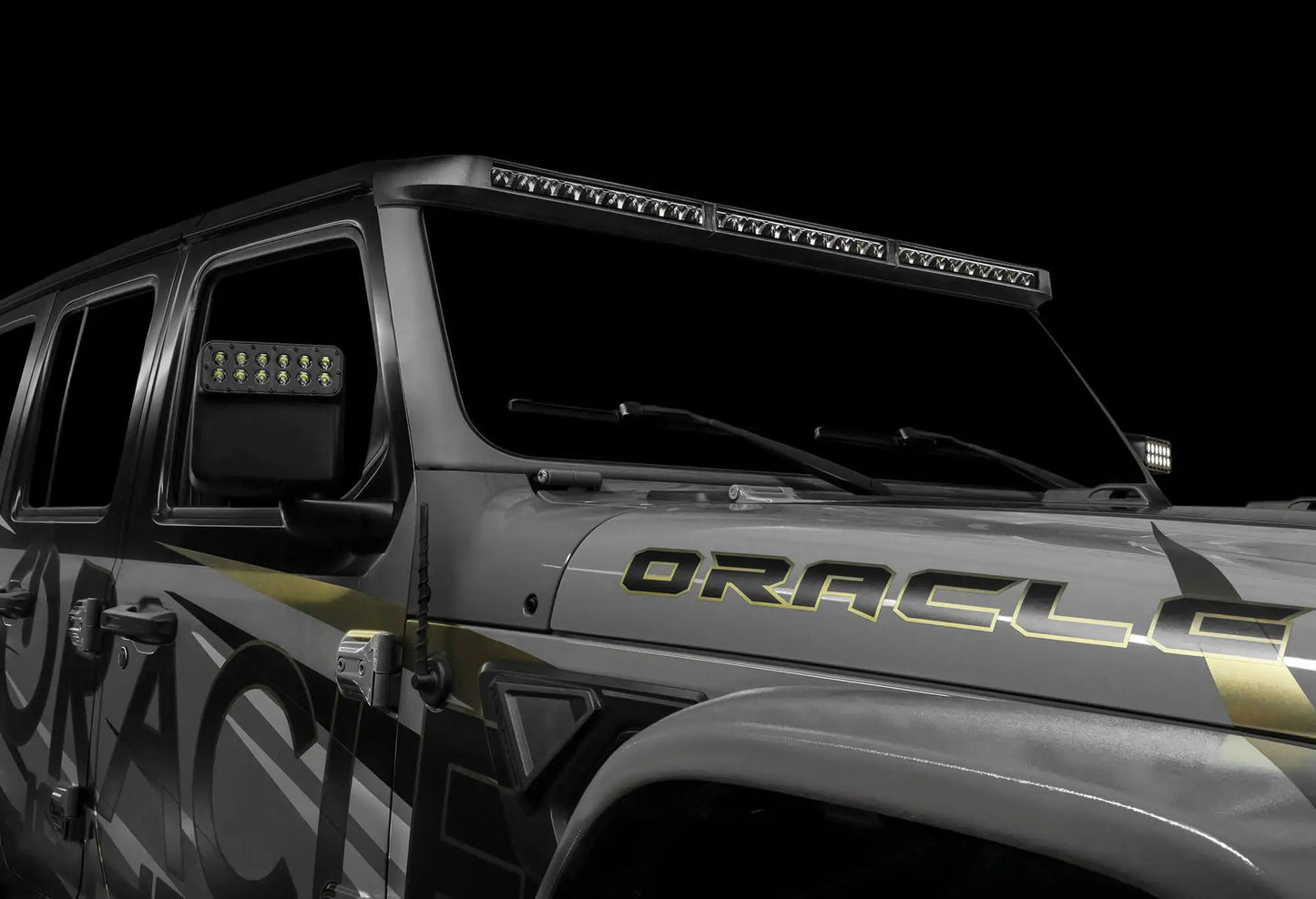 ORACLE Lighting Integrated Windshield Roof LED Light Bar System for Jeep Wrangler JL & Gladiator JT by Oracle Lighting