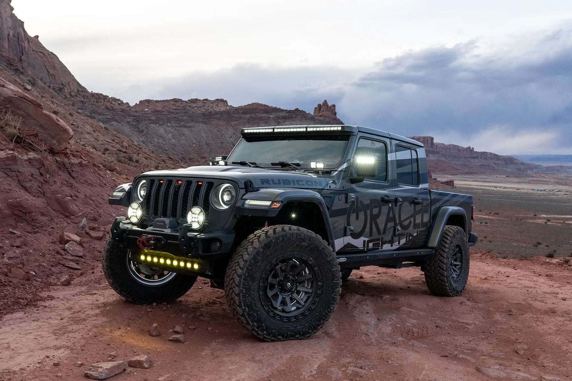ORACLE Lighting Integrated Windshield Roof LED Light Bar System for Jeep Wrangler JL & Gladiator JT by Oracle Lighting