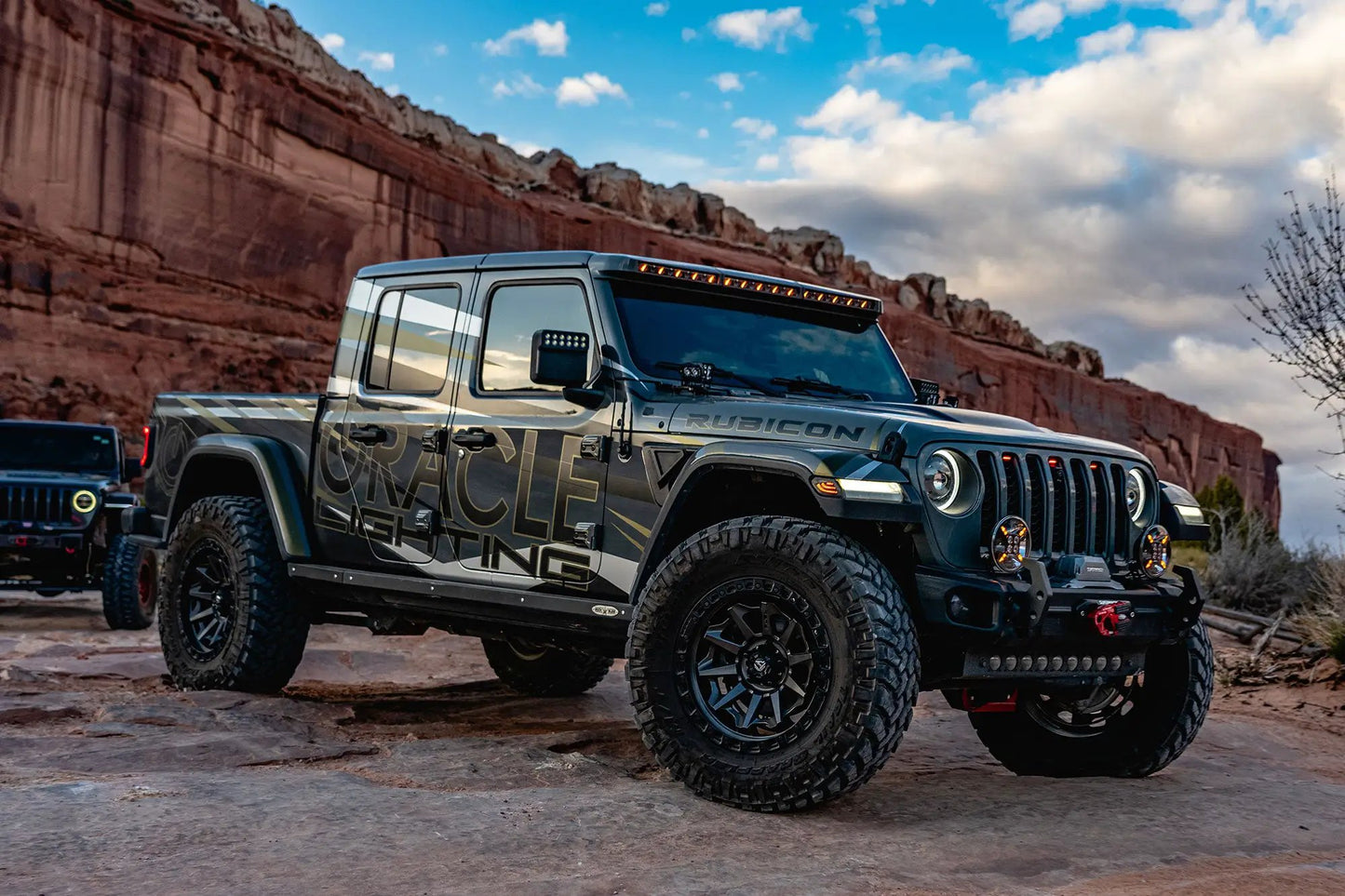 ORACLE Lighting Integrated Windshield Roof LED Light Bar System for Jeep Wrangler JL & Gladiator JT by Oracle Lighting