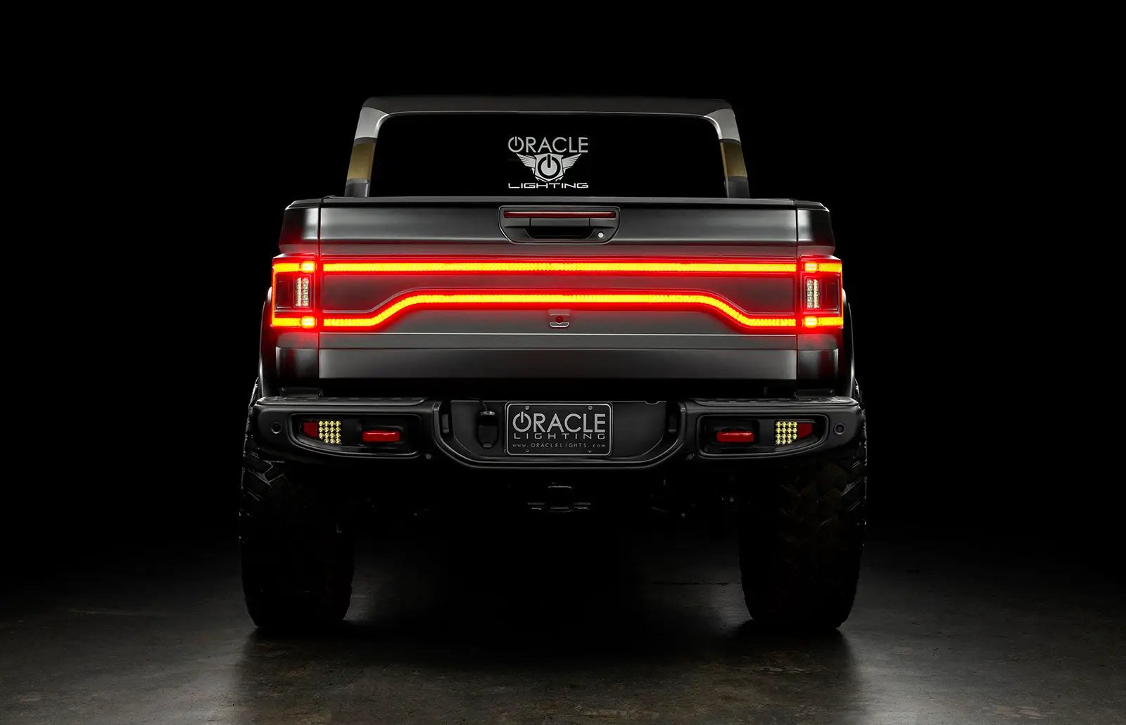 ORACLE Lighting Racetrack Flush Style LED Tailgate Panel Light for Jeep Gladiator JT - Standard Lens by Oracle Lighting