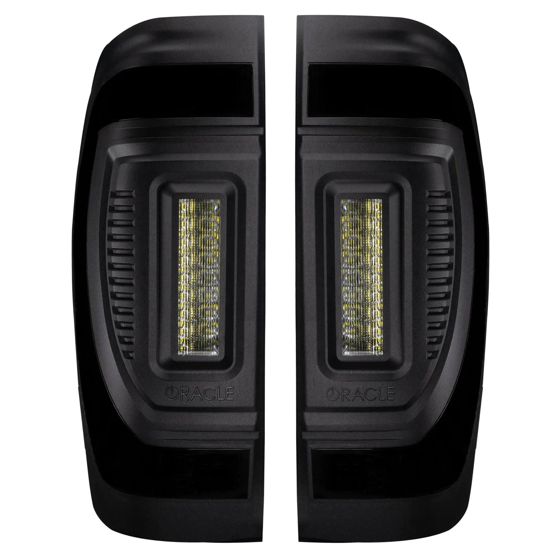 ORACLE Lighting "Black Series" Flush Style LED Tail Lights for 2019-2024 GMC Sierra - Factory Halogen Tail Lights by Oracle Lighting