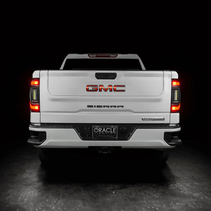 ORACLE Lighting "Black Series" Flush Style LED Tail Lights for 2019-2024 GMC Sierra - Factory Halogen Tail Lights by Oracle Lighting