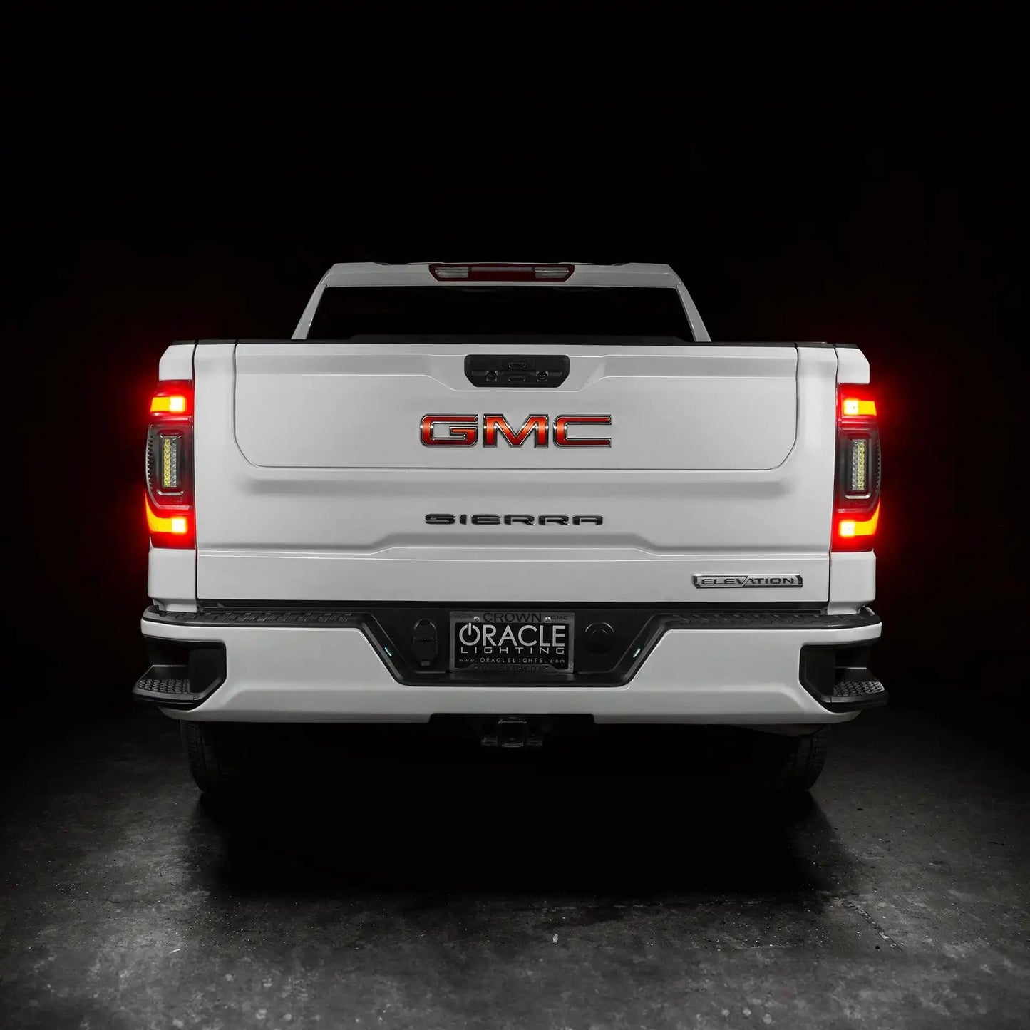 ORACLE Lighting "Black Series" Flush Style LED Tail Lights for 2019-2024 GMC Sierra - Factory Halogen Tail Lights by Oracle Lighting