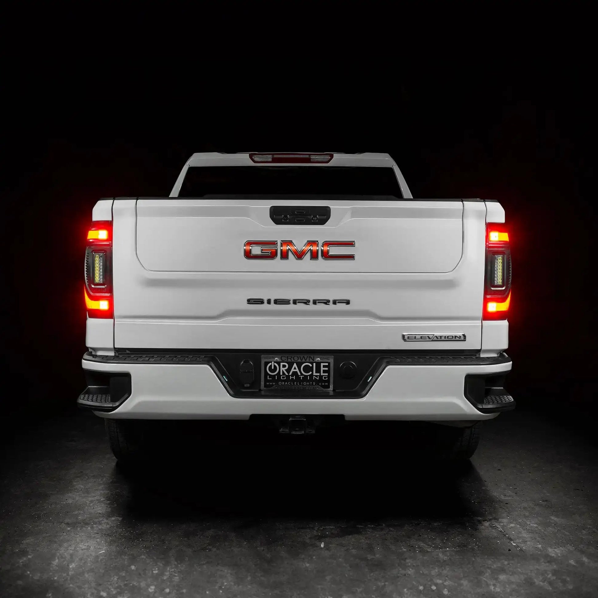 ORACLE Lighting "Black Series" Flush Style LED Tail Lights for 2019-2024 GMC Sierra - Factory Halogen Tail Lights by Oracle Lighting