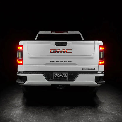 ORACLE Lighting "Black Series" Flush Style LED Tail Lights for 2019-2024 GMC Sierra - Factory Halogen Tail Lights by Oracle Lighting