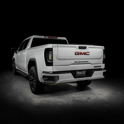 ORACLE Lighting "Black Series" Flush Style LED Tail Lights for 2019-2024 GMC Sierra - Factory Halogen Tail Lights by Oracle Lighting