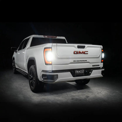 ORACLE Lighting "Black Series" Flush Style LED Tail Lights for 2019-2024 GMC Sierra - Factory Halogen Tail Lights by Oracle Lighting