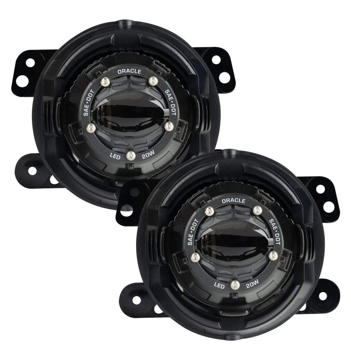 Oracle Lighting ORACLE Lighting Lensless LED Fog Lights for Jeep Wrangler JK/JL & Gladiator JT by Oracle Lighting