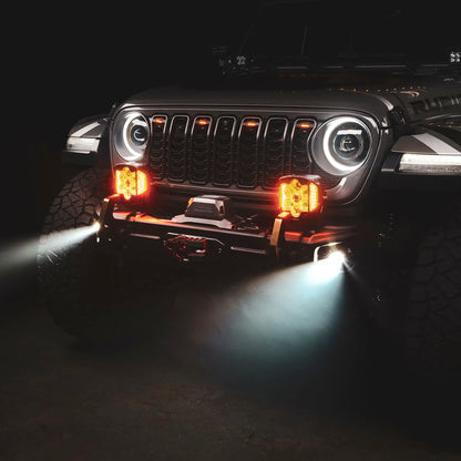 Oracle Lighting ORACLE Lighting Lensless LED Fog Lights for Jeep Wrangler JK/JL & Gladiator JT by Oracle Lighting