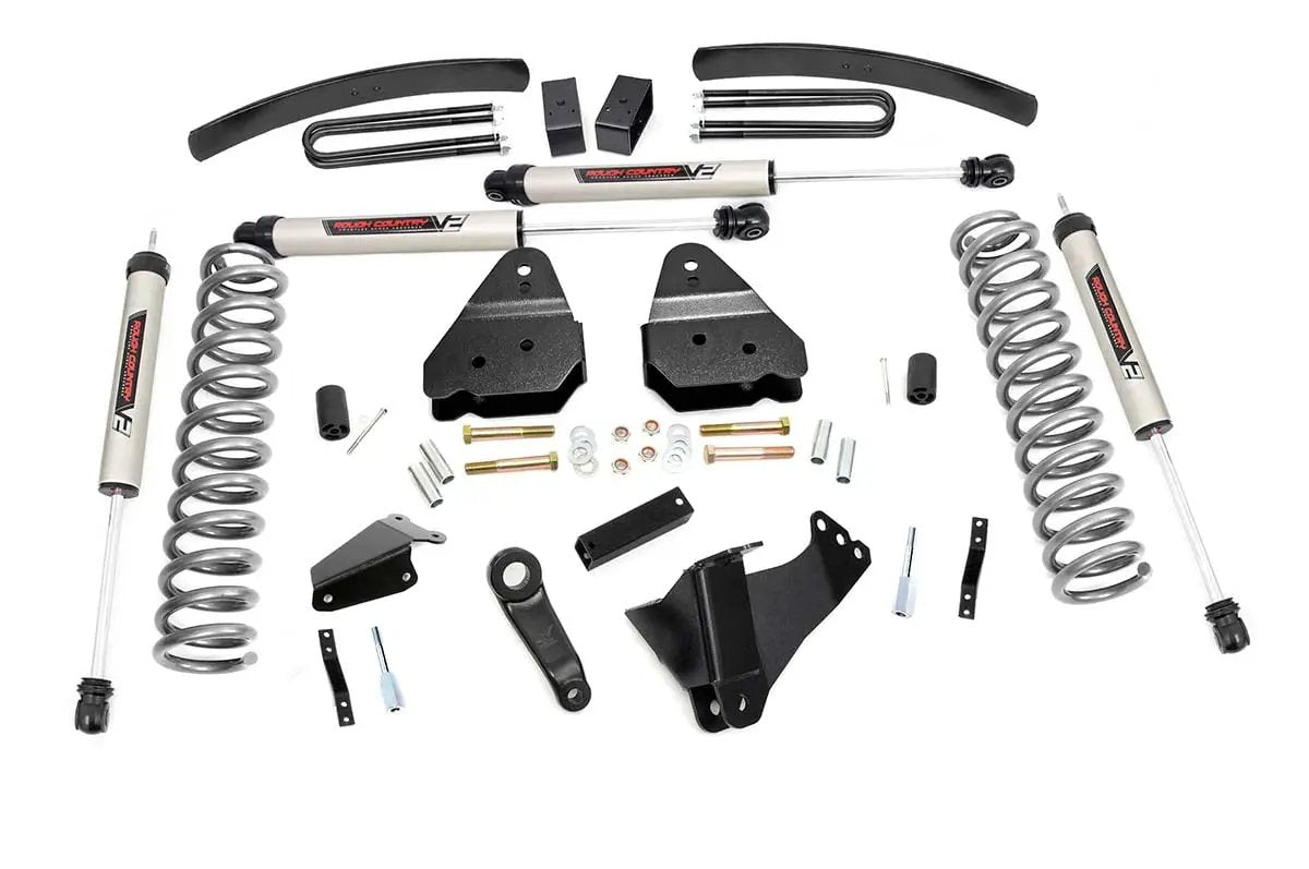 Rough Country 6 Inch Lift Kit | Diesel | V2 | Ford F-250/F-350 Super Duty 4WD (2005-2007) by Rough Country