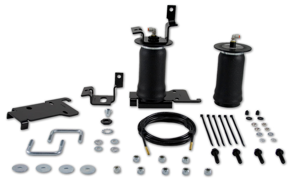 Air Lift RideControl air helper springs are air-adjustable from 5 to 100 PSI and have up to 2,000 pounds of leveling capacity, right up to the manufacturer's recommended Gross Vehicle Weight Rating.