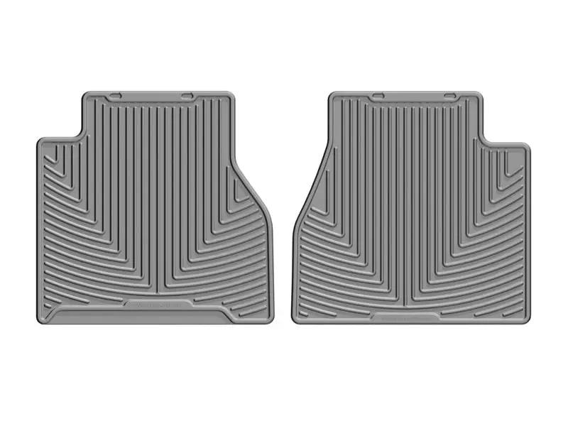 WeatherTech WT Rubber Mats - Rear - Grey by WeatherTech