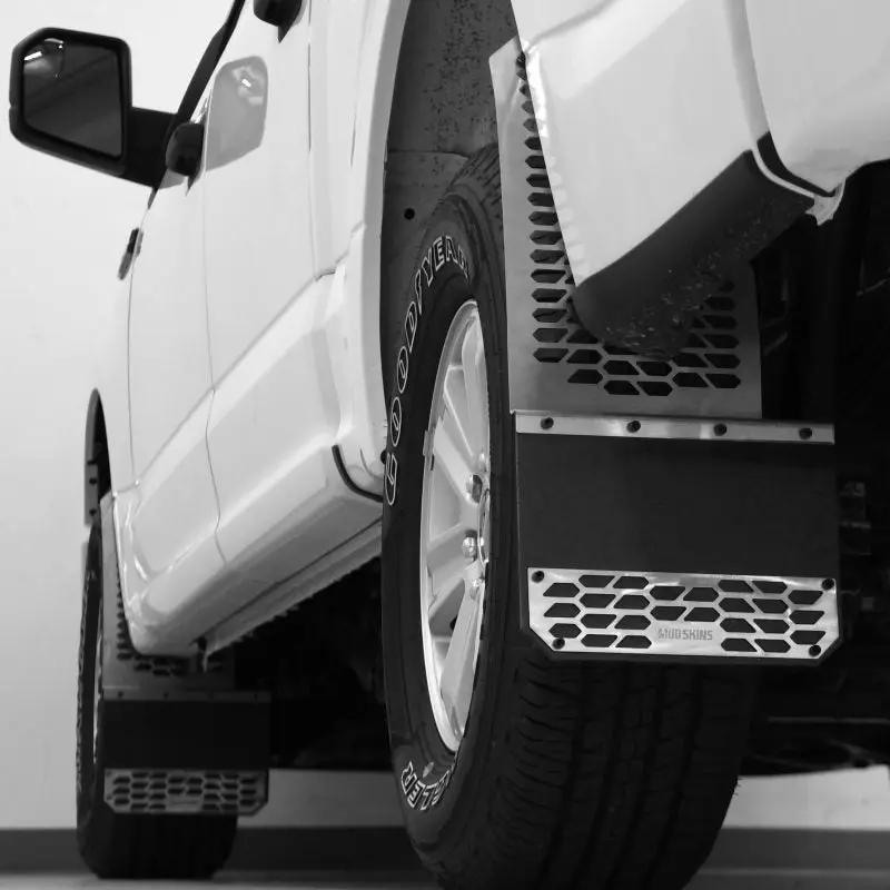 Putco PUT Mud Skins - Brushed SS by Putco