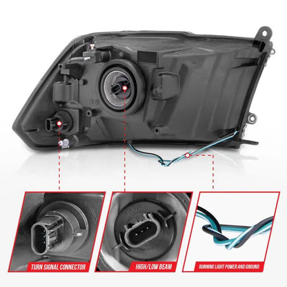 ANZO ANZ Crystal Headlights