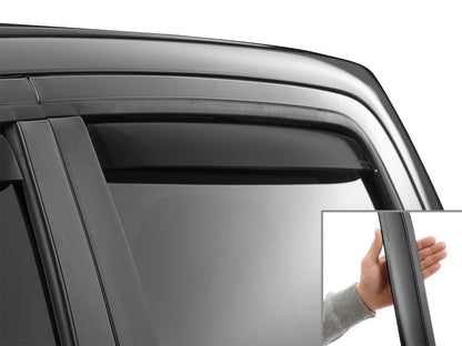 WeatherTech WT Deflector - Rear - Matte Black by WeatherTech