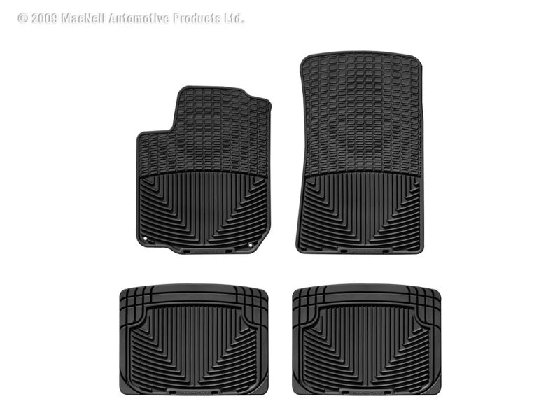 WeatherTech WT Rubber Mats - Rear - Blk by WeatherTech
