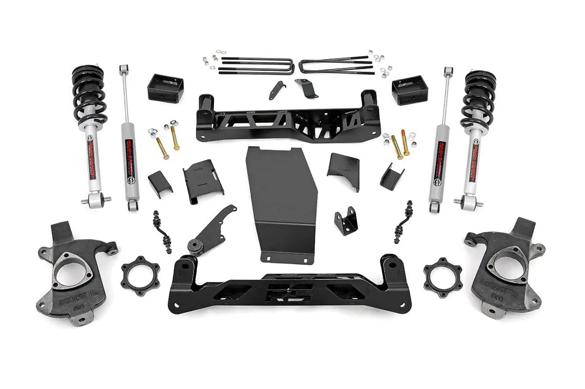 Rough Country 5 Inch Lift Kit | Cast Steel | N3 Struts | Chevy/GMC 1500 (14-18 & Classic) by Rough Country