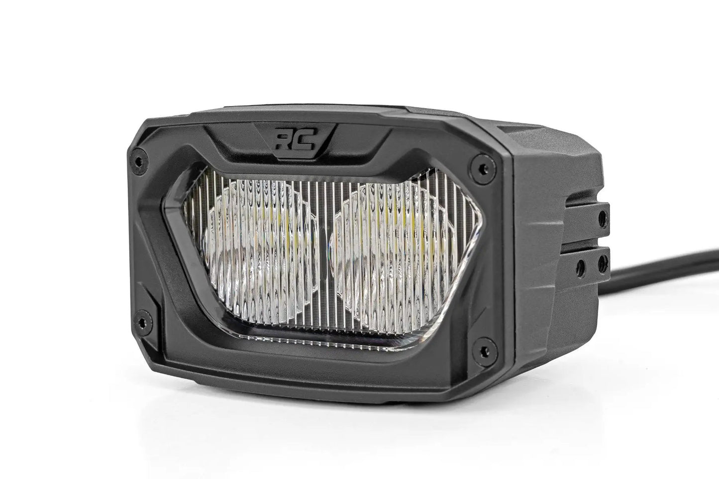 Rough Country 5 Inch Light Pods | White/Amber DRL | Flood | Pair by Rough Country