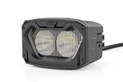 Rough Country 5 Inch Light Pods | White/Amber DRL | Flood | Pair by Rough Country