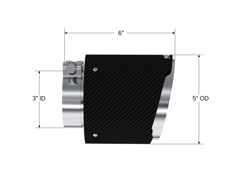 MBRP Univ Exhaust Tips Carbon by MBRP