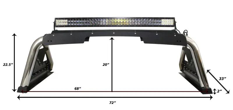 Go Rhino GOR Sport Bar 2.0 - Tex Black by Go Rhino