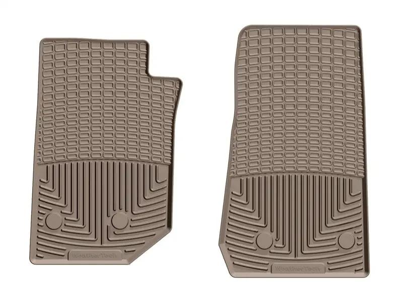 WeatherTech WT Rubber Mats - Front - Tan