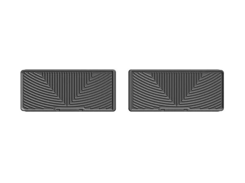 WeatherTech WT Rubber Mats - Rear - Blk by WeatherTech