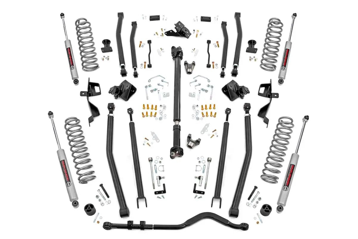 Rough Country 6 Inch Lift Kit | Long Arm | Jeep Wrangler Unlimited 4WD (2018-2023) by Rough Country