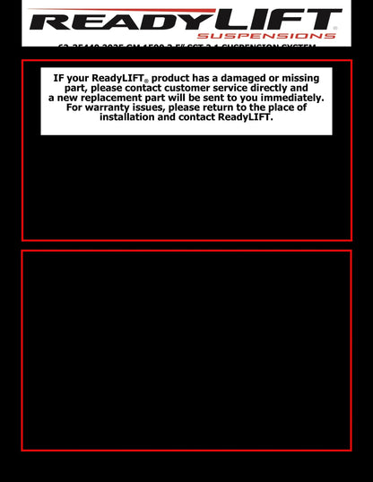 ReadyLift 2026 GMC/Chevy Sierra/Silverado 1500 4" SST2.1 Premium Suspension System by ReadyLift