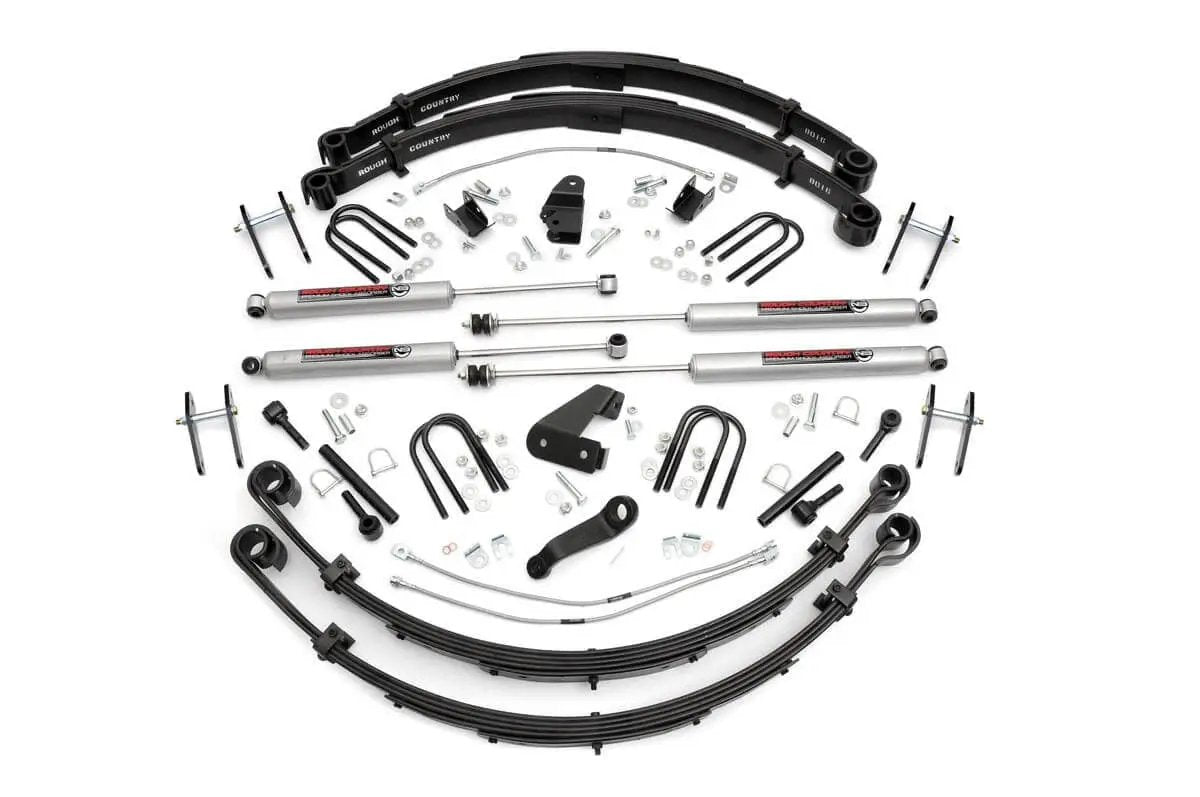 Rough Country 6 Inch Lift Kit | Manual Steer | Jeep Wrangler YJ 4WD (1987-1995) by Rough Country