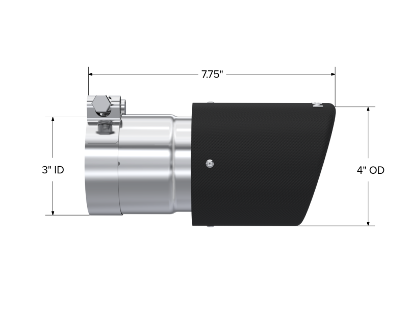 MBRP Univ Exhaust Tips Carbon