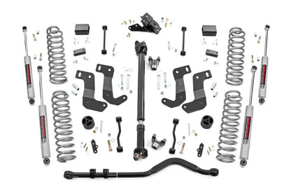 Rough Country 3.5 Inch Lift Kit | C/A Drop | FR D/S | Jeep Wrangler JL 4WD (2018-2023) by Rough Country