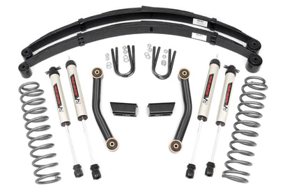 Rough Country 3 Inch Lift Kit | Series II | RR Springs | V2 | Jeep Cherokee XJ (84-01)