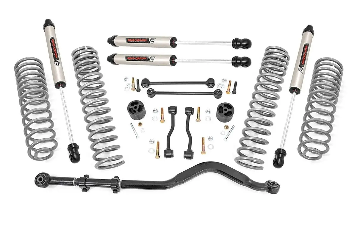 Rough Country 3.5 Inch Lift Kit | Springs | V2 | Jeep Gladiator JT 4WD (2024-2025) by Rough Country