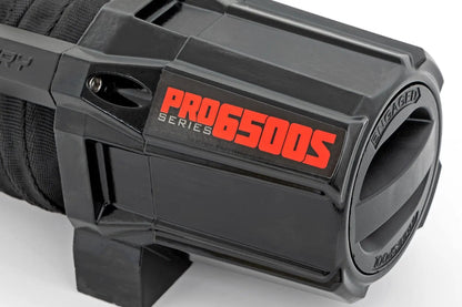 Rough Country 6500-LB Winch W/ Remote | UTV | Synthetic Rope by Rough Country